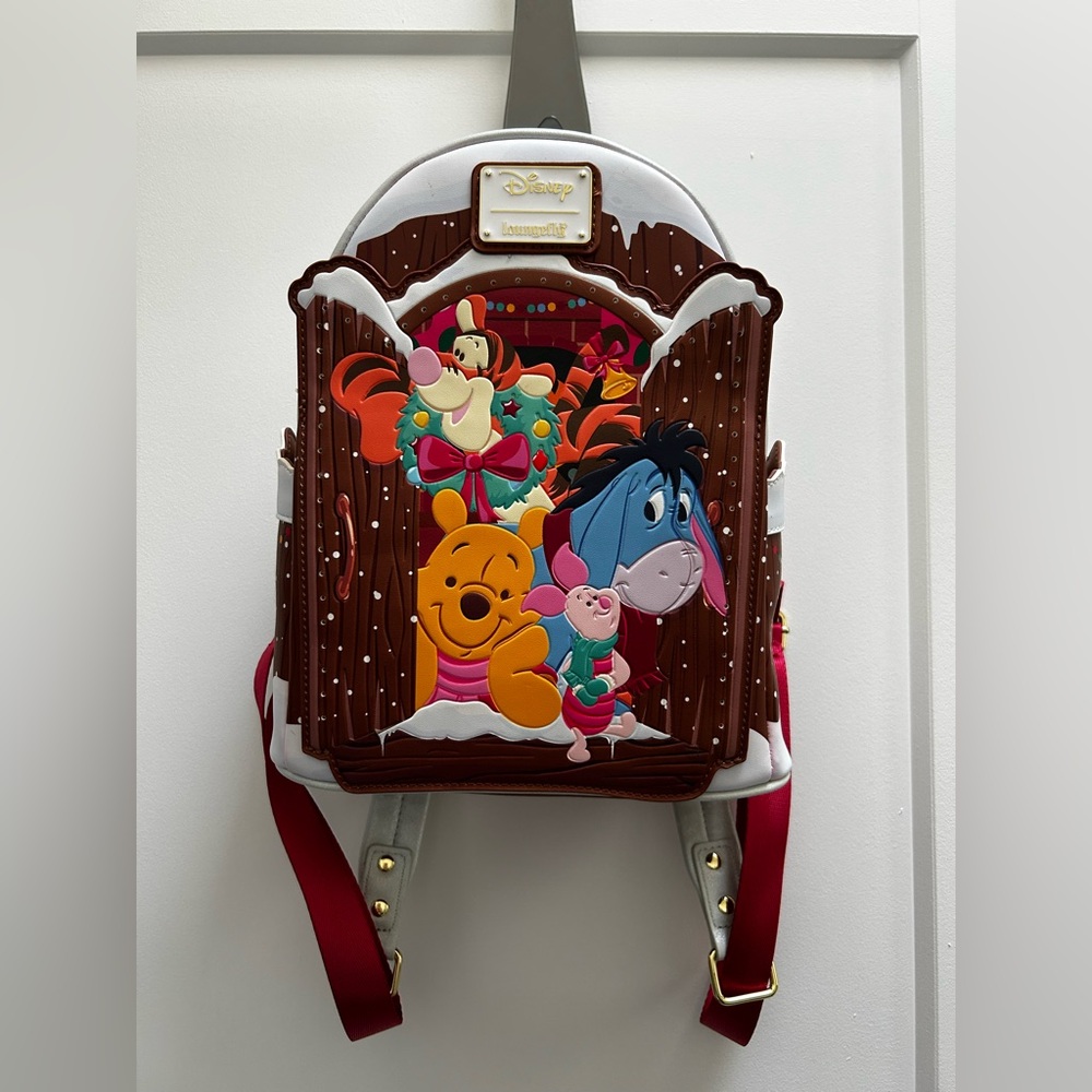NWT Loungefly
Disney Winnie The Pooh Scene Pooh and Friends Mini sac à dos - Picture 3 of 10